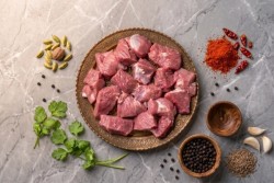 Mutton Leg Boneless, Fatless -Large Pieces